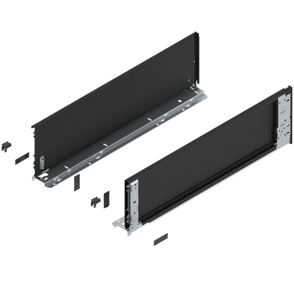 LEGRABOX pure drawer side without decorative element height C