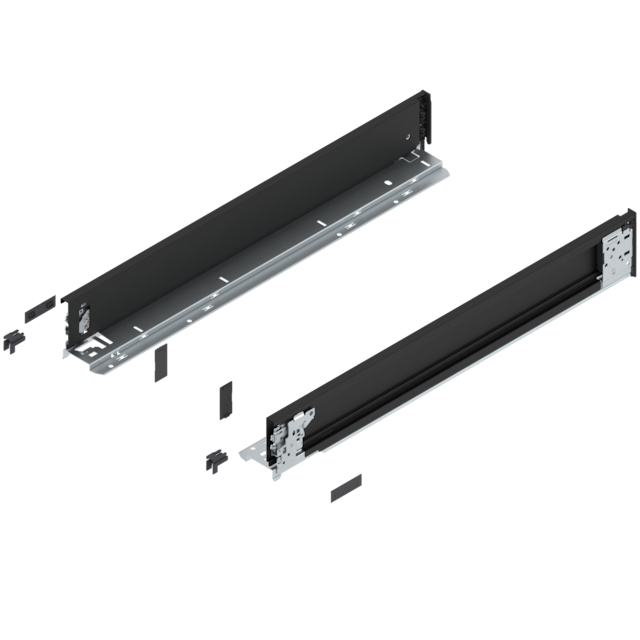 LEGRABOX pure drawer side without decorative element height M