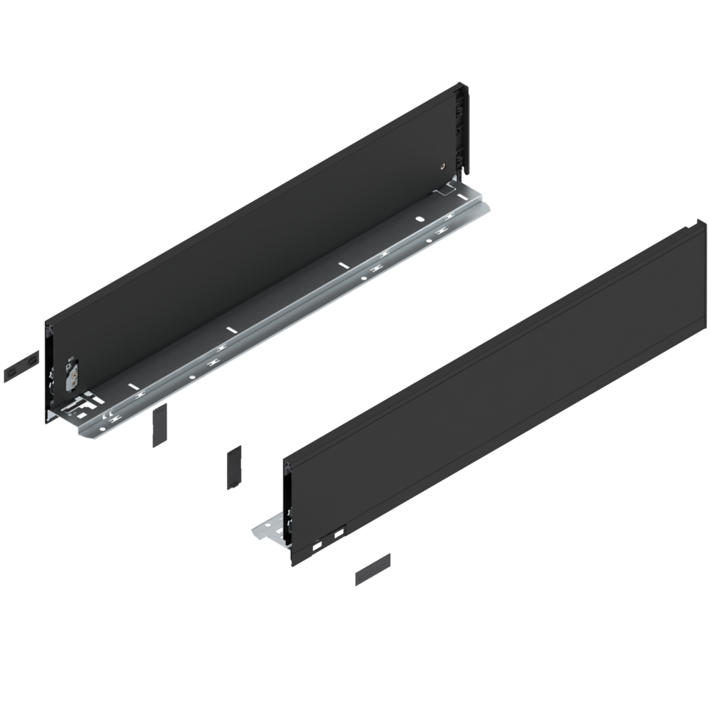 LEGRABOX pure drawer side set height K