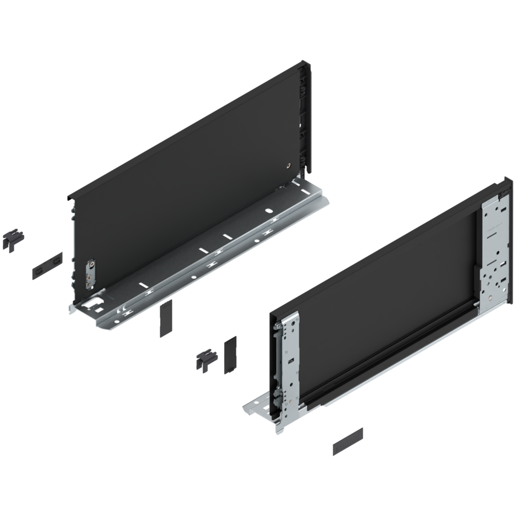 LEGRABOX pure drawer side without decorative element height C