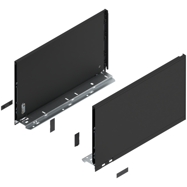 LEGRABOX pure drawer side set height F