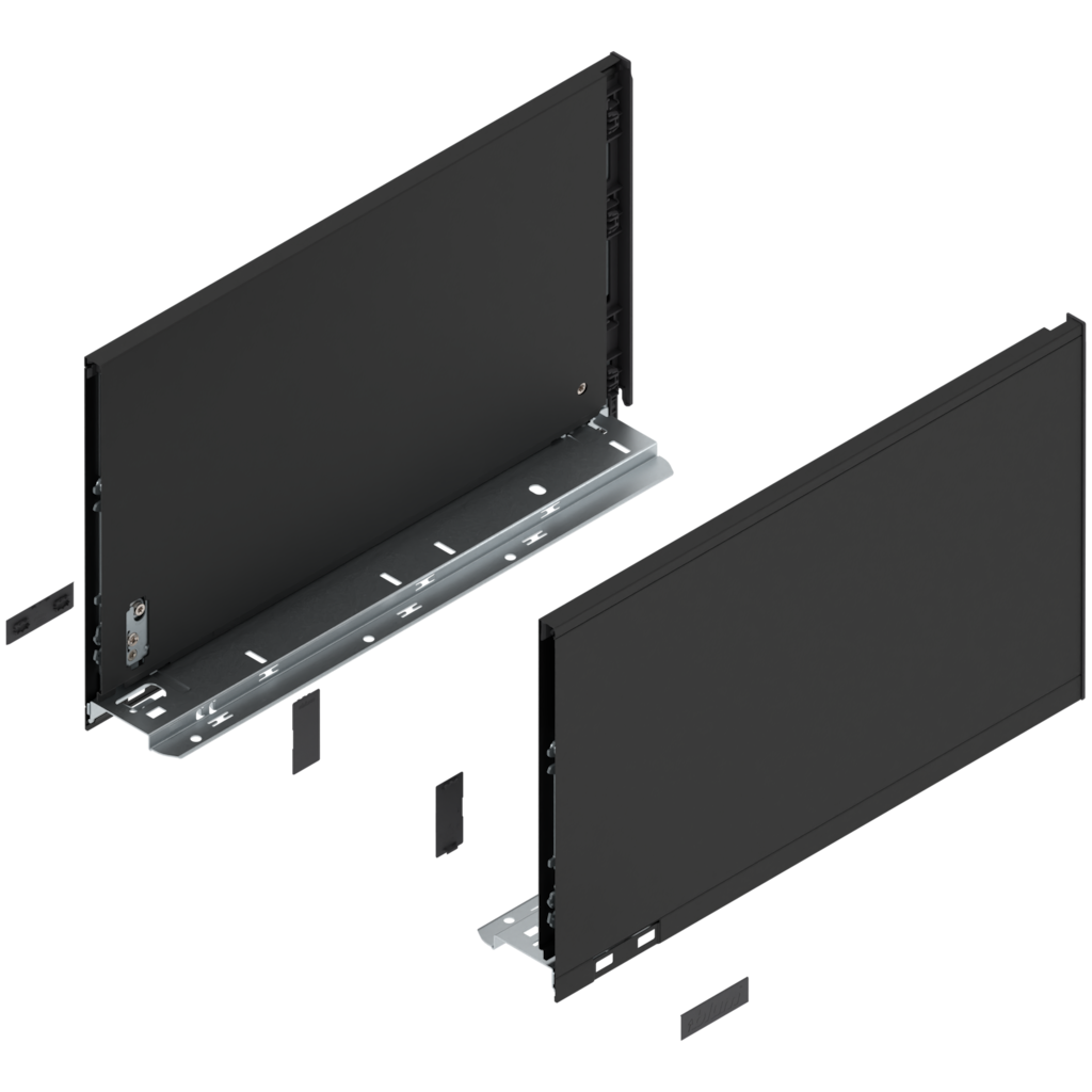 LEGRABOX pure drawer side set height F