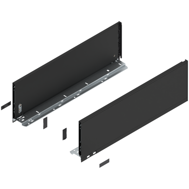 LEGRABOX pure drawer side set height C