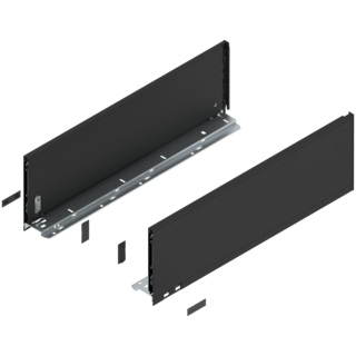 LEGRABOX pure drawer side set height C
