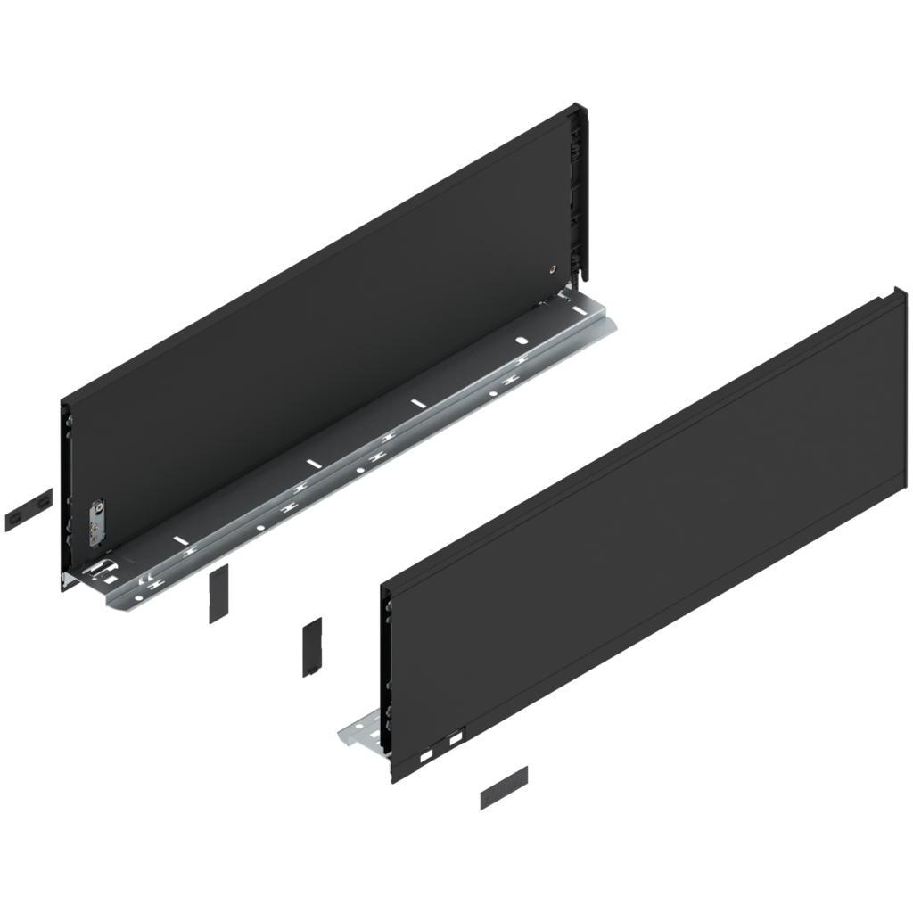 LEGRABOX pure drawer side set height C