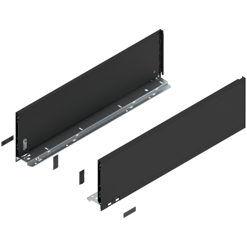 LEGRABOX pure drawer side set height C
