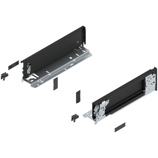 LEGRABOX pure drawer side without decorative element height M