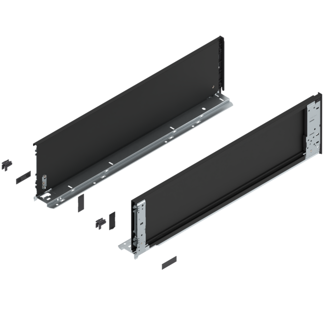 LEGRABOX pure drawer side without decorative element height C