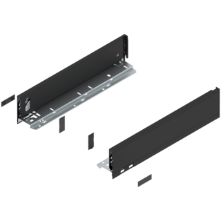 LEGRABOX pure drawer side set height M