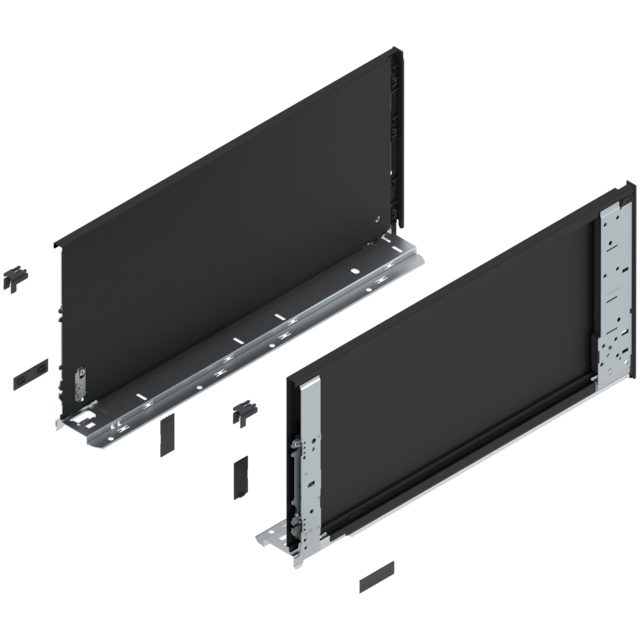 LEGRABOX pure drawer side without decorative element height F