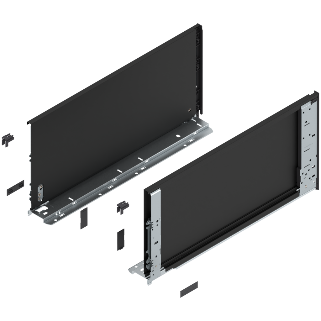 LEGRABOX pure drawer side without decorative element height F