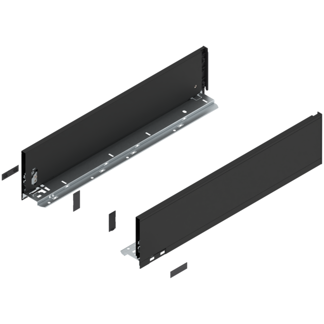 LEGRABOX pure drawer side set height K
