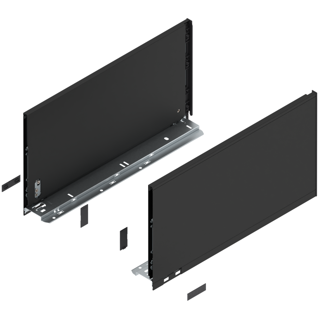 LEGRABOX pure drawer side set height F