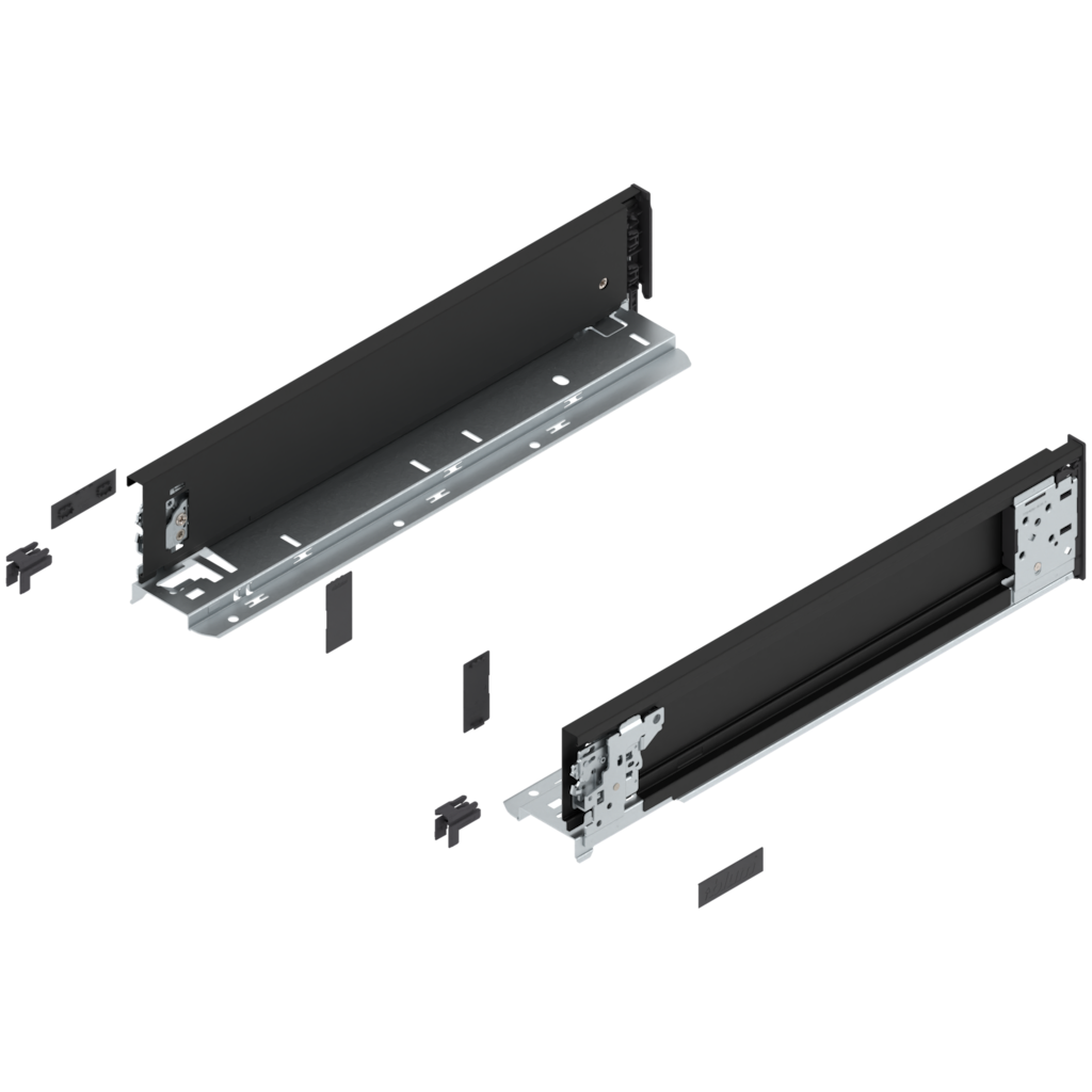 LEGRABOX pure drawer side without decorative element height M