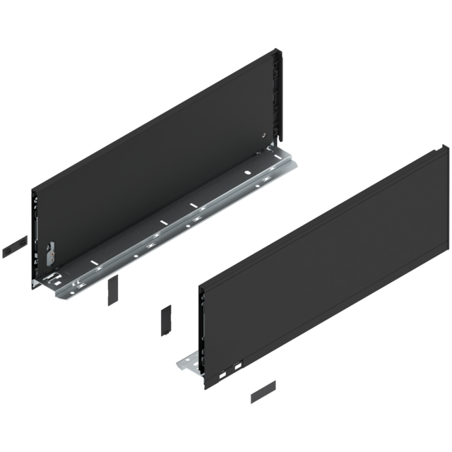 LEGRABOX pure drawer side set height C