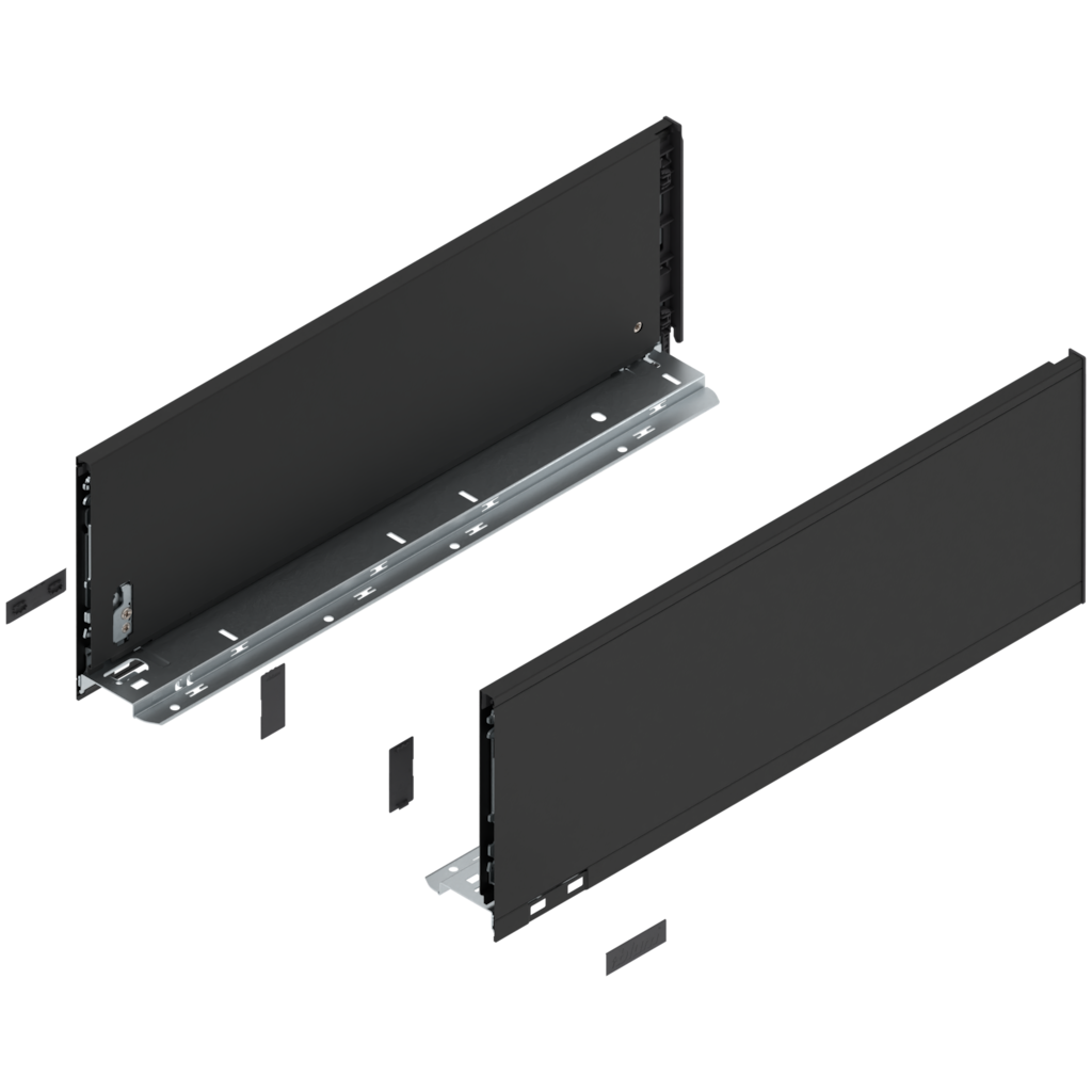 LEGRABOX pure drawer side set height C