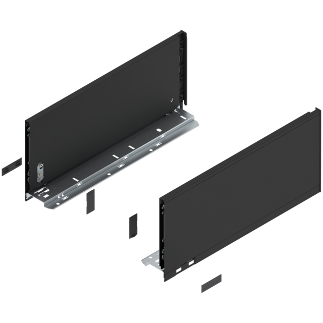 LEGRABOX pure drawer side set height C