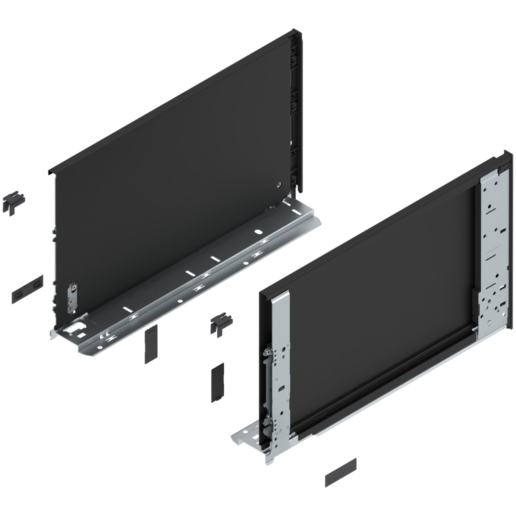 LEGRABOX pure drawer side without decorative element height F