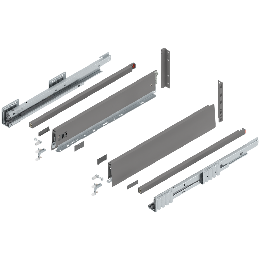 MERIVOBOX πακέτο συστατικών μερών, συρτάρι ύψος M (108,0 mm)