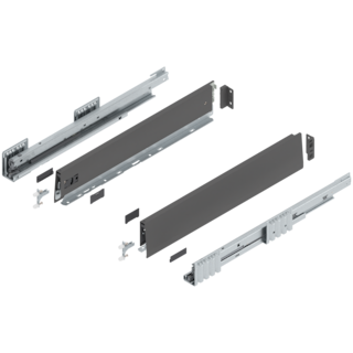 MERIVOBOX Set, endüstriyel ambalaj, Çekmece Sistem yüksekliği (yer ihtiyacı) M (108,0 mm), Çekmece yanı 