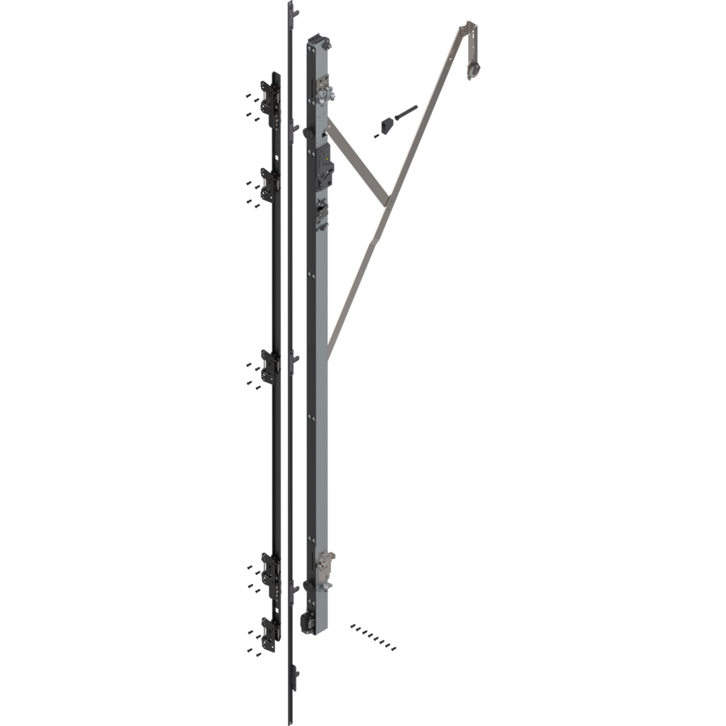 REVEGO uno hinge bracket set left Pocket height 2557-2706 mm