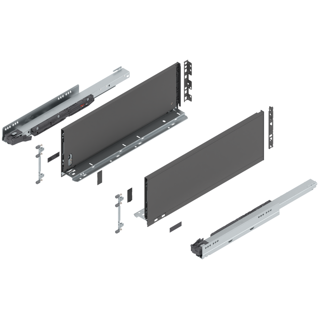 LEGRABOX pure complete set drawer height C (193.0 mm)