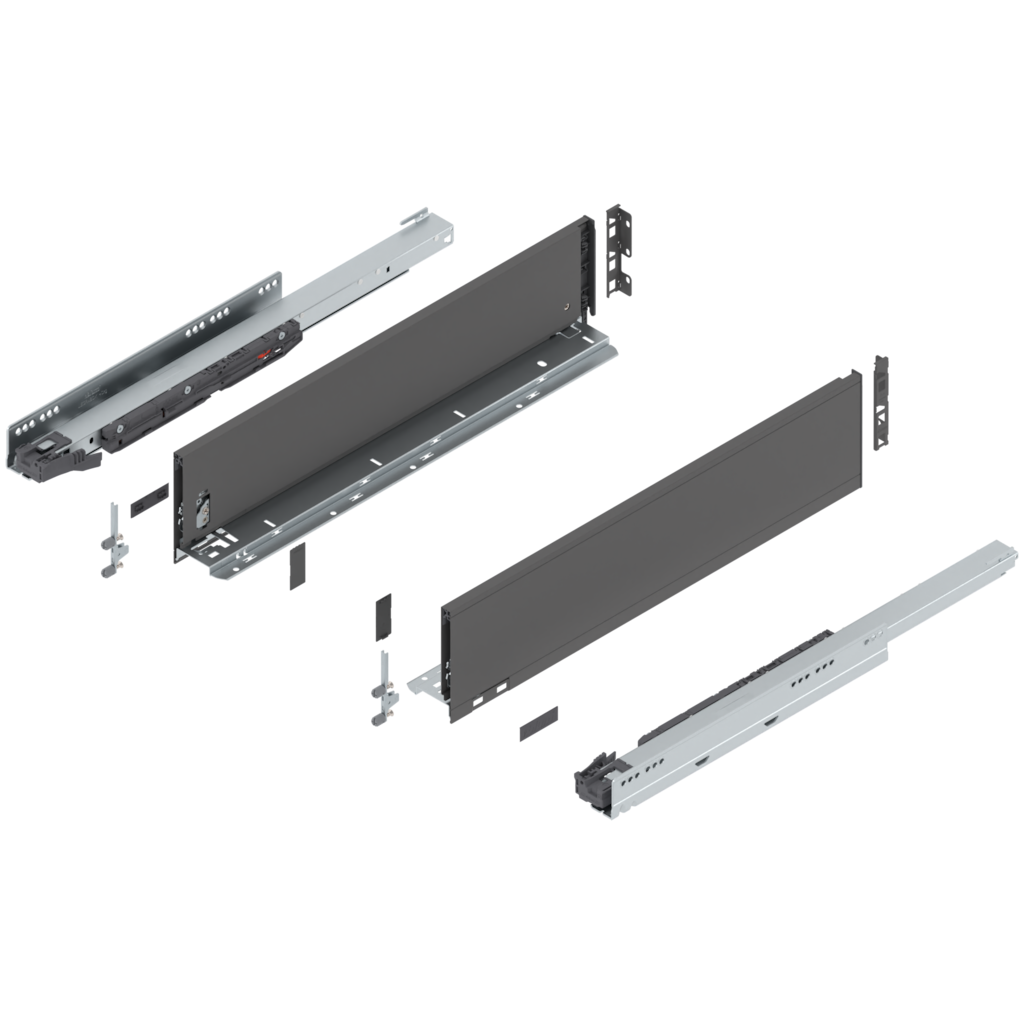 LEGRABOX pure complete set drawer height K (142.0 mm)