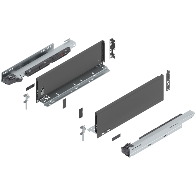 LEGRABOX pure complete set drawer height K (142.0 mm)