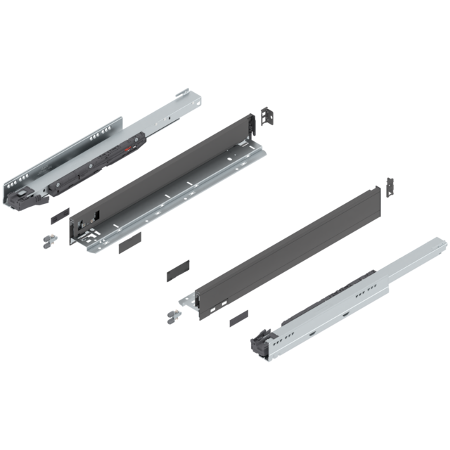 LEGRABOX pure complete set drawer height N (80.0 mm)