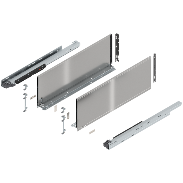 LEGRABOX pure complete set drawer height F (257.0 mm)