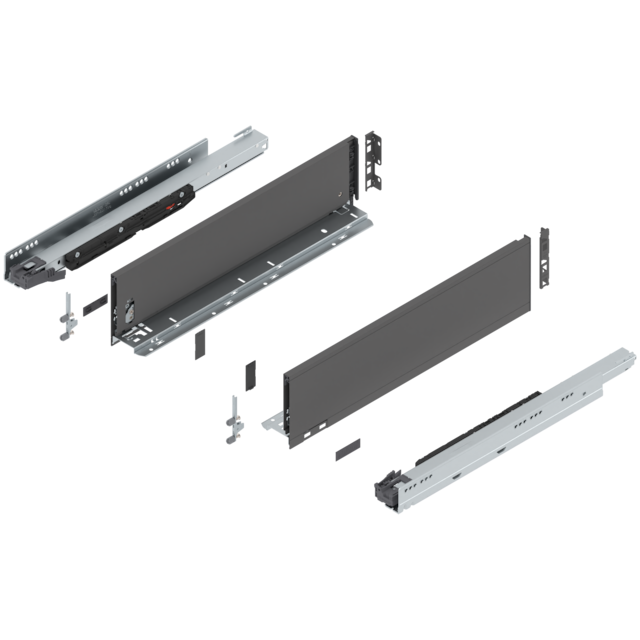 LEGRABOX pure complete set drawer height K (142.0 mm)