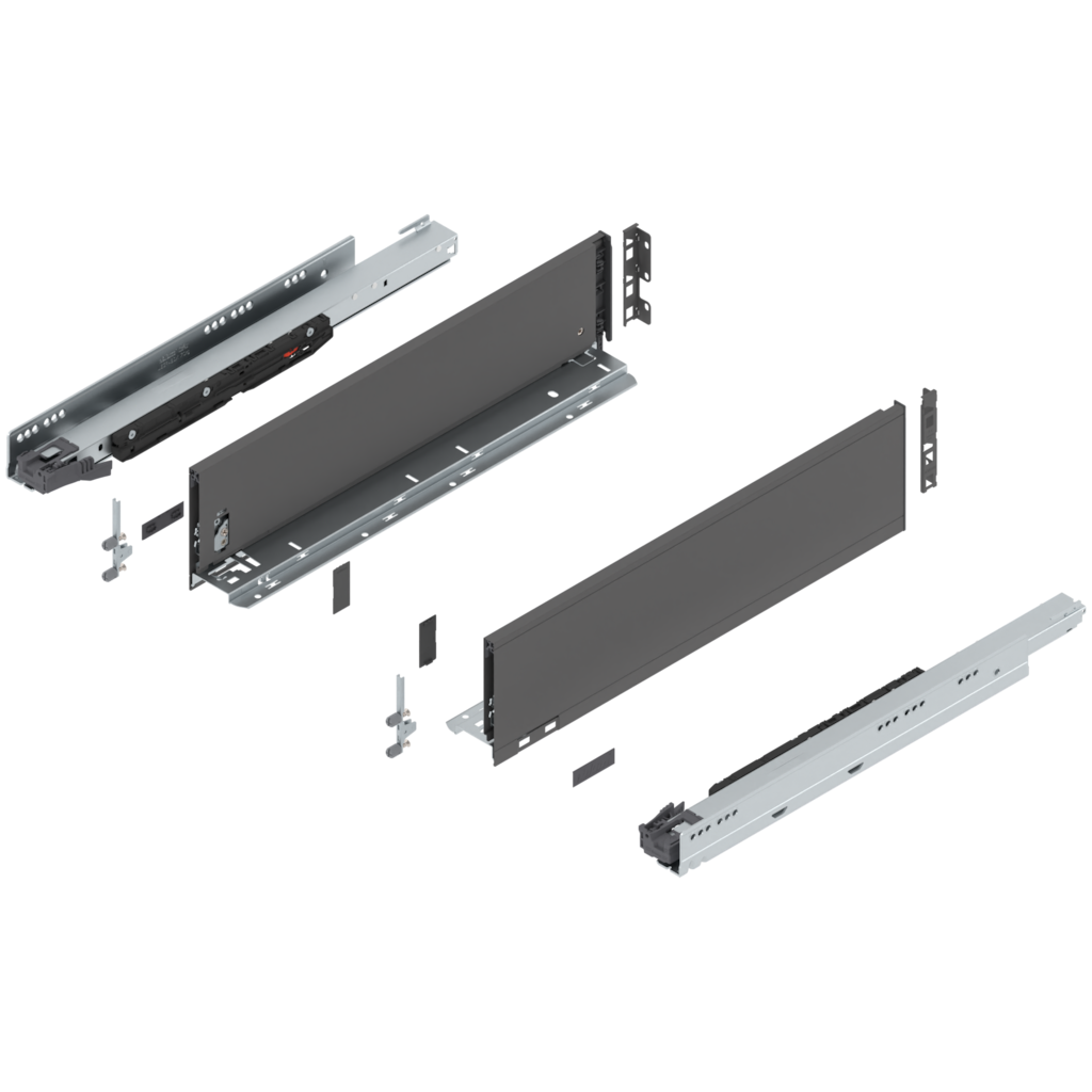 LEGRABOX pure complete set drawer height K (142.0 mm)