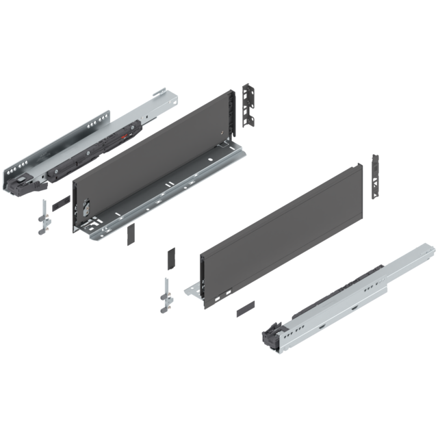 LEGRABOX pure complete set drawer height K (142.0 mm)
