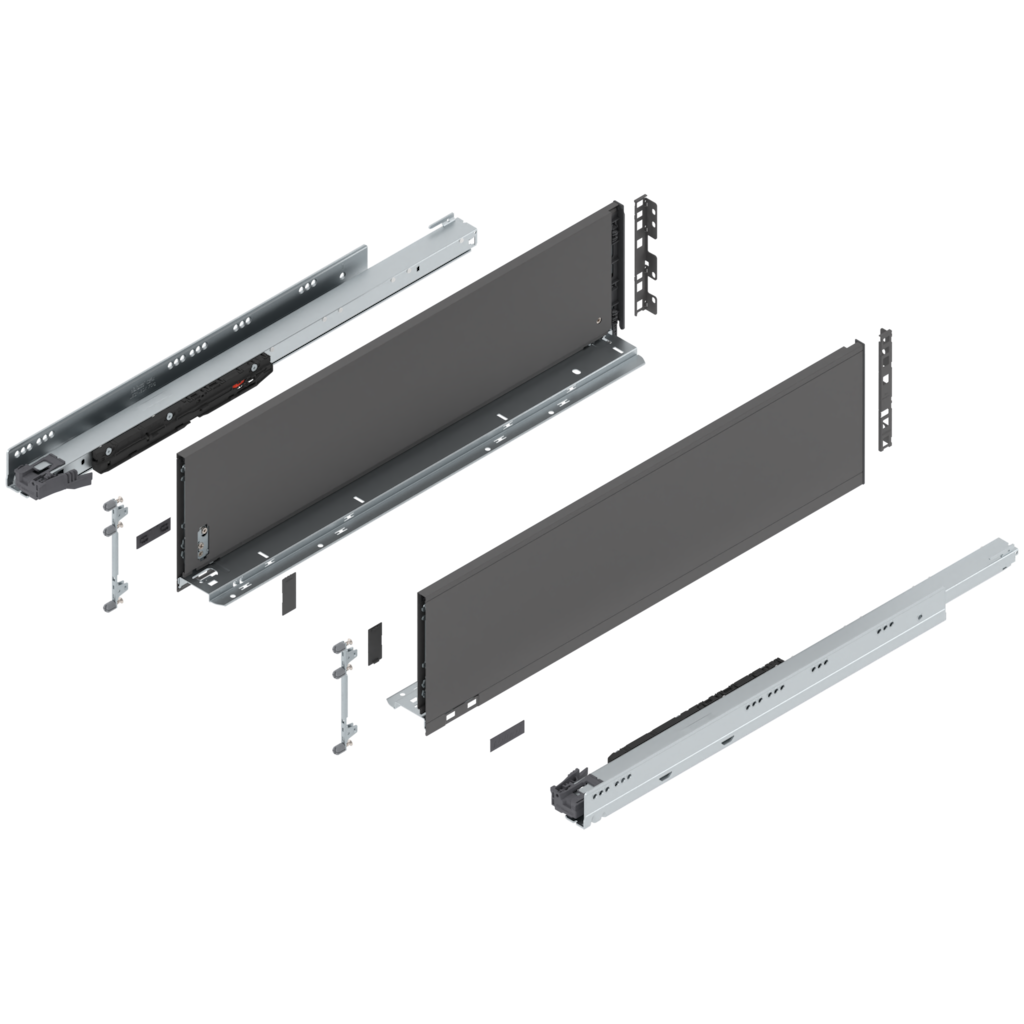 LEGRABOX pure complete set drawer height C (193.0 mm)