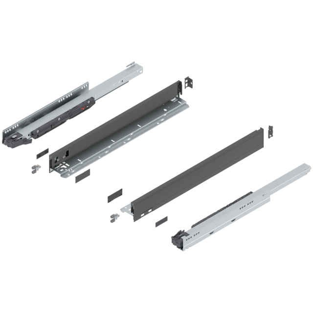 LEGRABOX pure complete set drawer height N (80.0 mm)