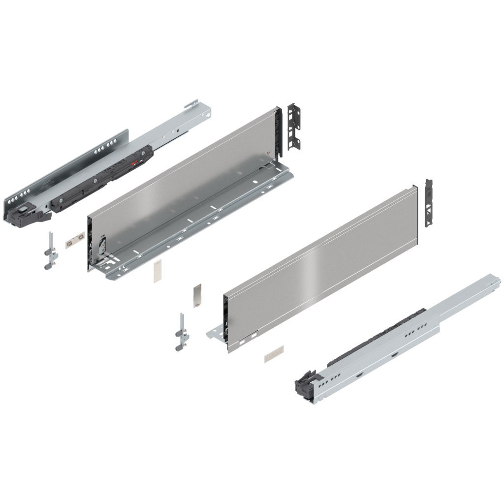LEGRABOX pure complete set drawer height K (142.0 mm)