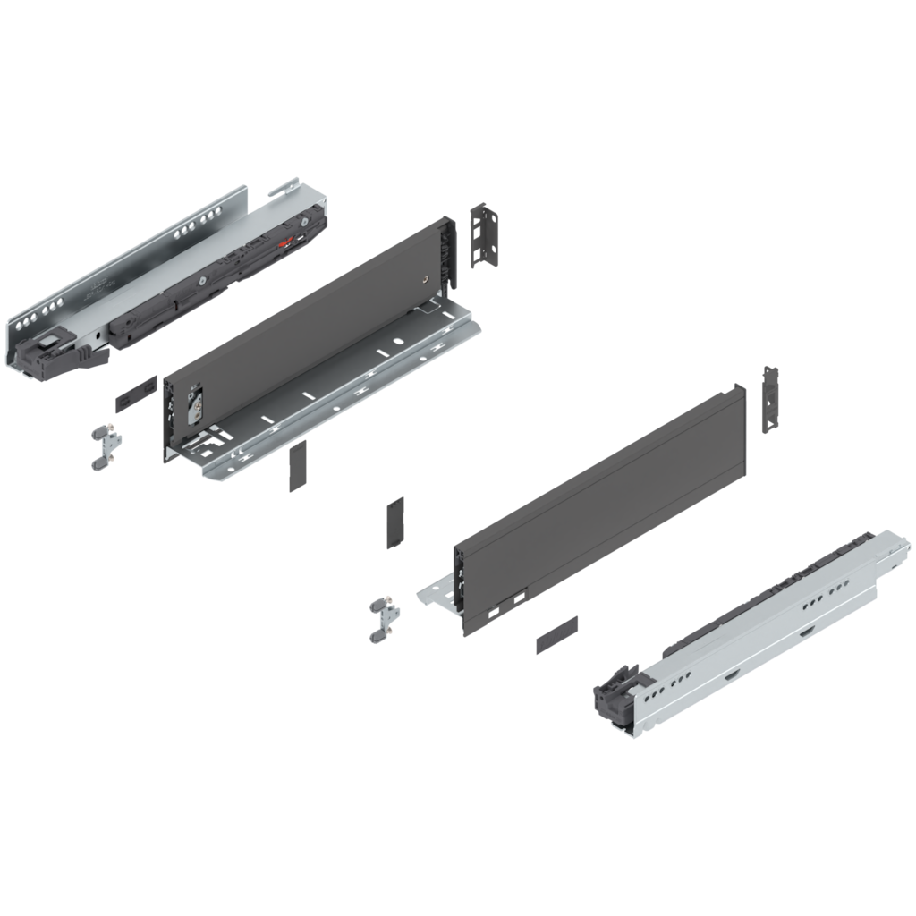 LEGRABOX pure complete set drawer height M (106.0 mm)