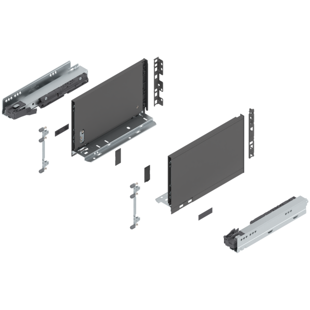 LEGRABOX pure complete set drawer height C (193.0 mm)