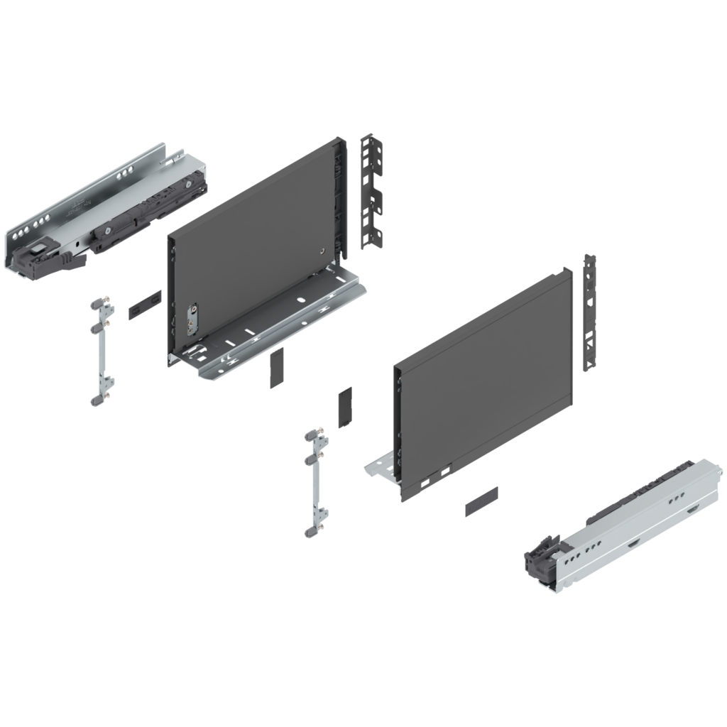 LEGRABOX pure complete set drawer height C (193.0 mm)