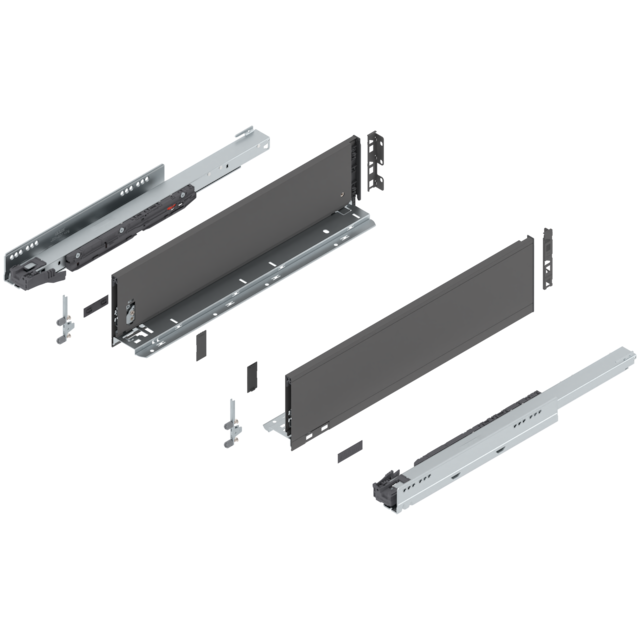 LEGRABOX pure complete set drawer height K (142.0 mm)