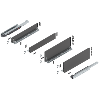 LEGRABOX pure SPACE TWIN complete set NL = 500 mm