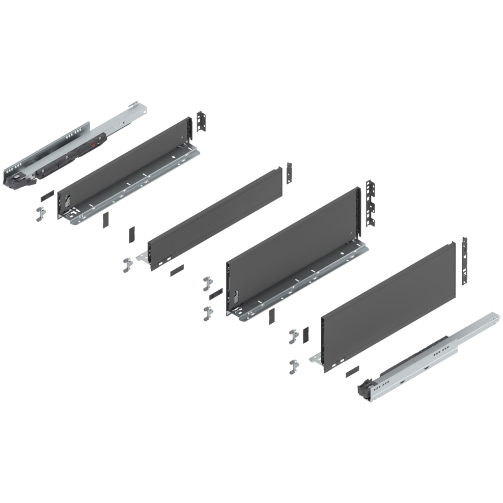 LEGRABOX pure SPACE TWIN complete set NL = 500 mm
