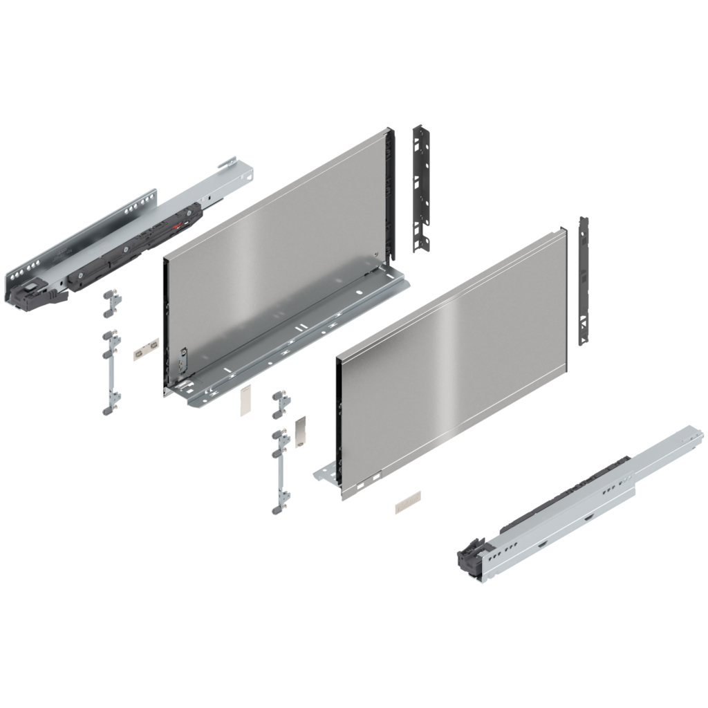LEGRABOX pure complete set drawer height F (257.0 mm)