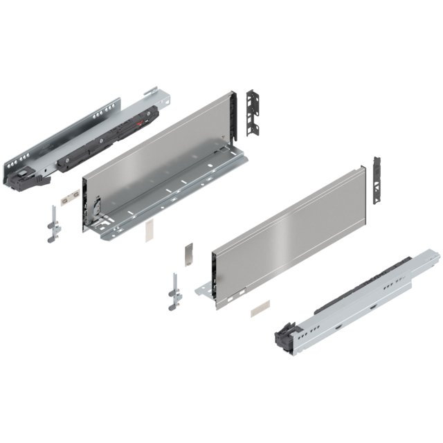 LEGRABOX pure complete set drawer height K (142.0 mm)
