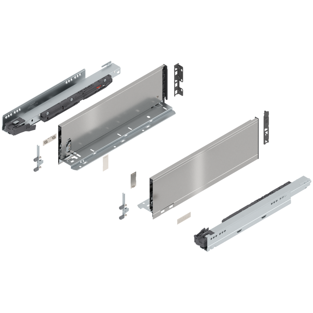 LEGRABOX pure complete set drawer height K (142.0 mm)