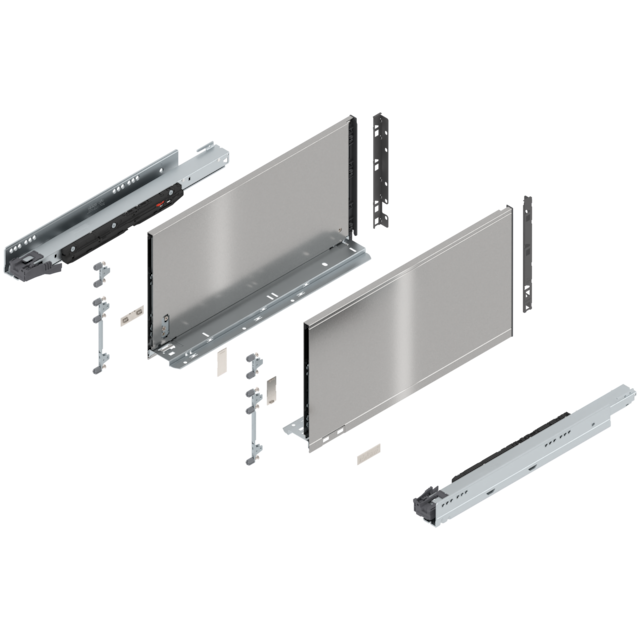 LEGRABOX pure complete set drawer height F (257.0 mm)
