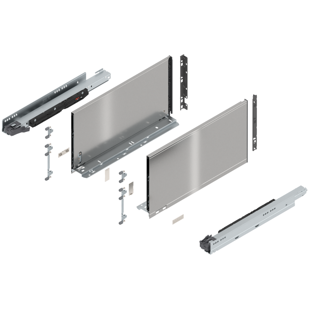 LEGRABOX pure complete set drawer height F (257.0 mm)
