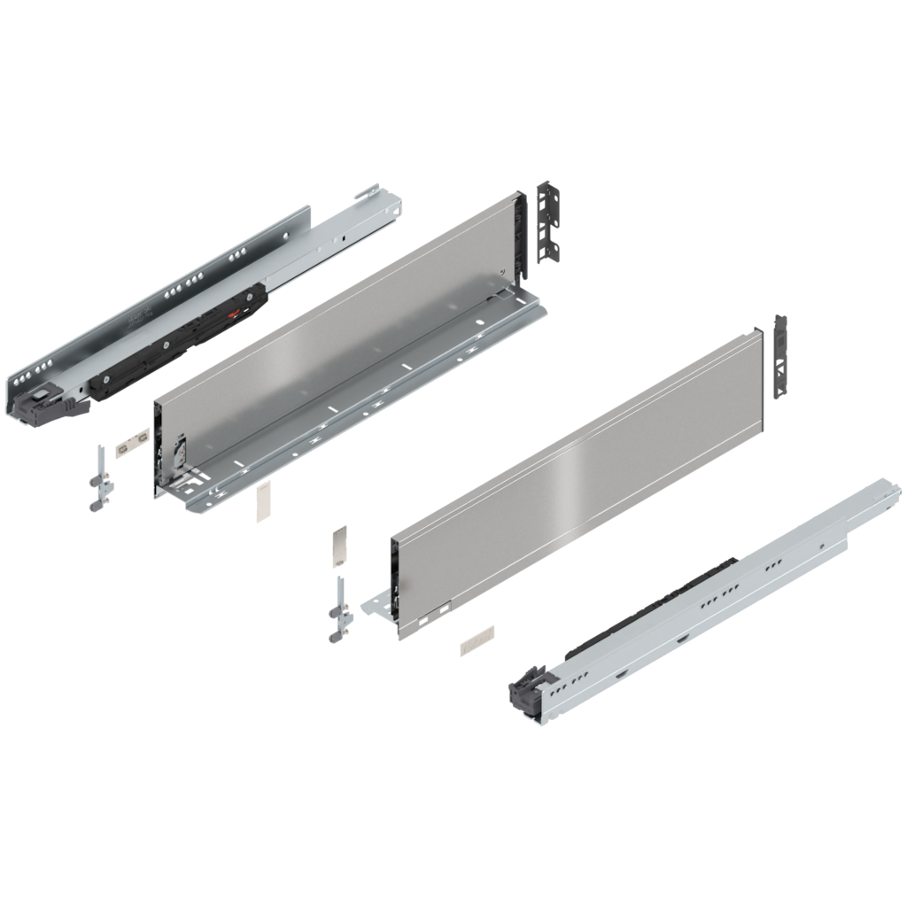 LEGRABOX pure complete set drawer height K (142.0 mm)