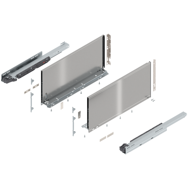 LEGRABOX pure complete set drawer height F (257.0 mm)