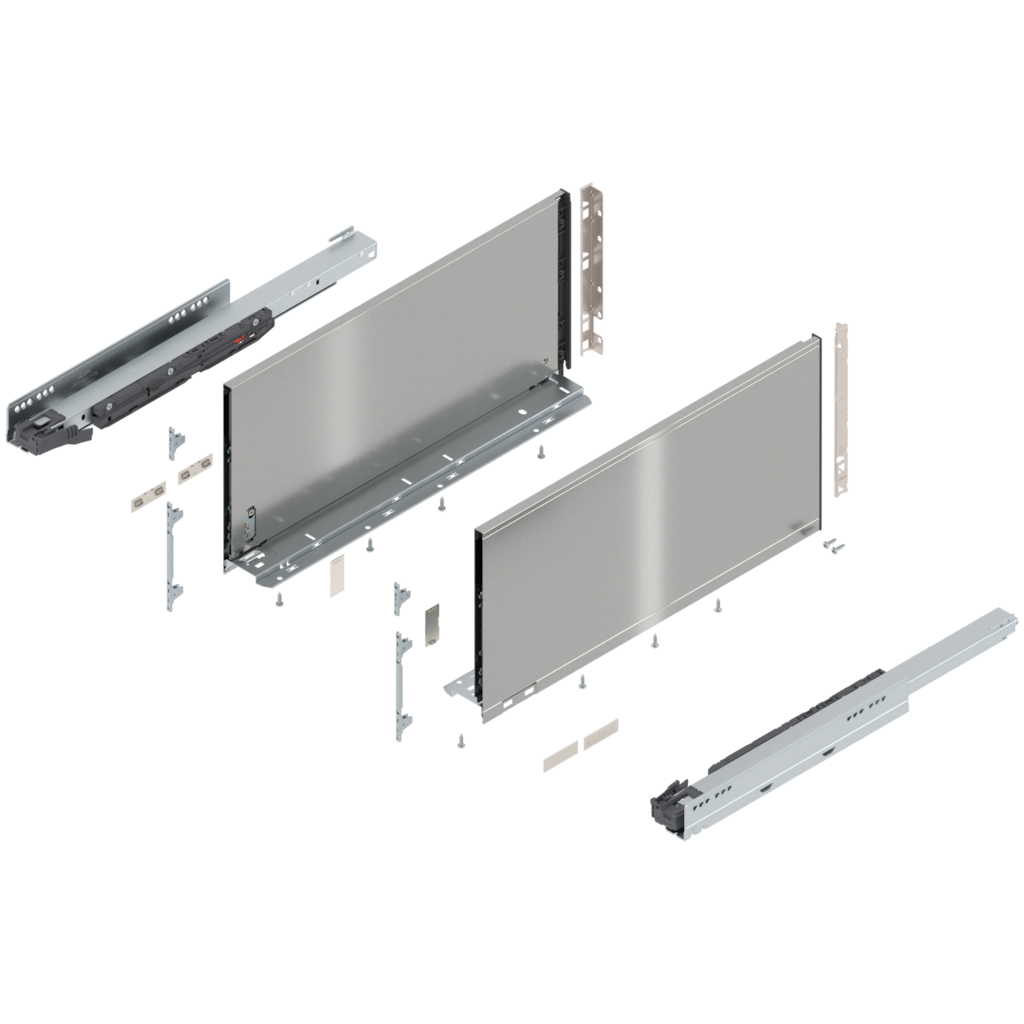 LEGRABOX pure complete set drawer height F (257.0 mm)